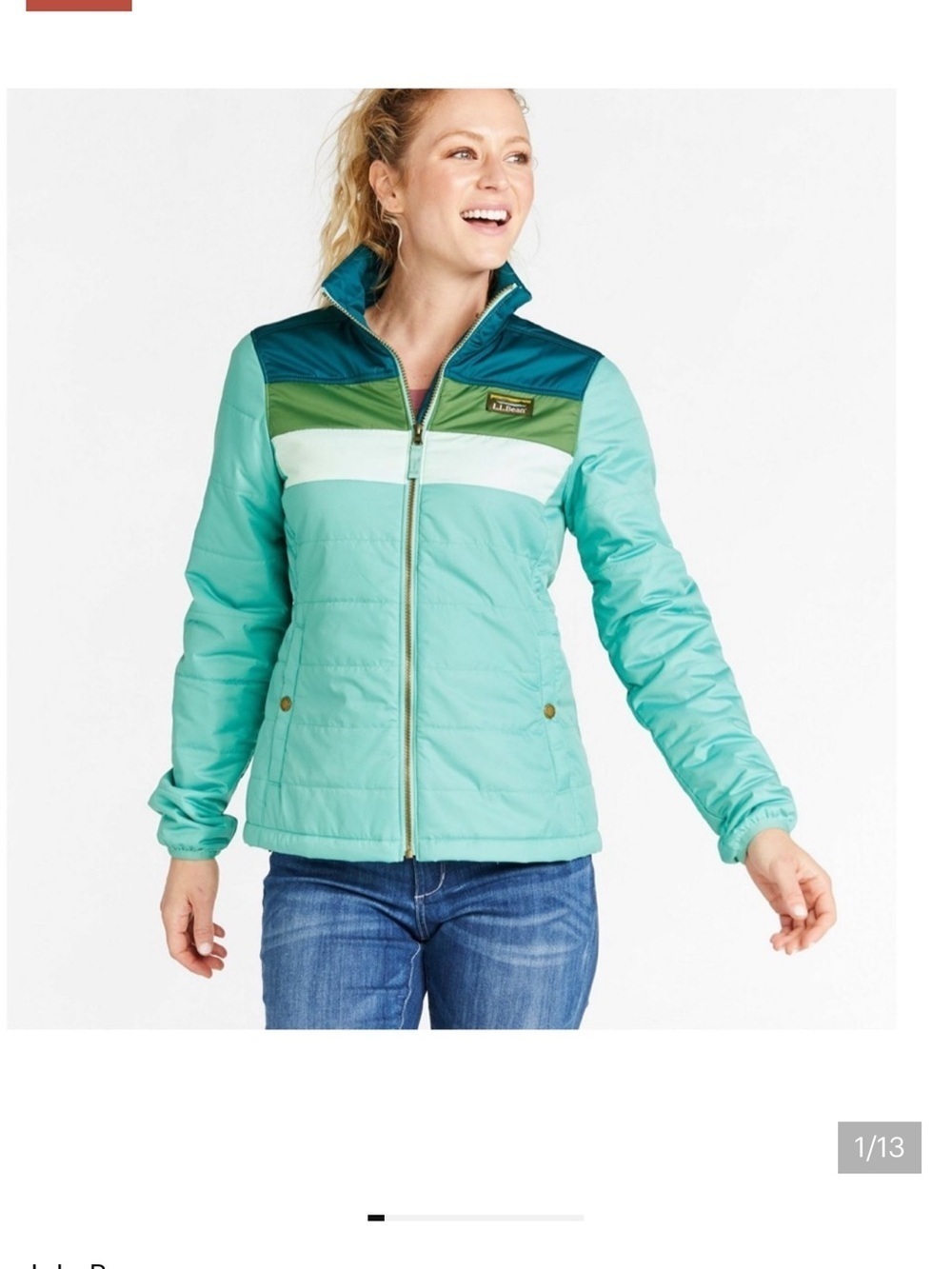 ⛱️🔥L.L. Bean - Teal Mountain Classic Puffer Jacket - LP